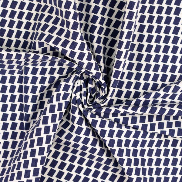 Bengaline, Rotationsdruck blau-weiss